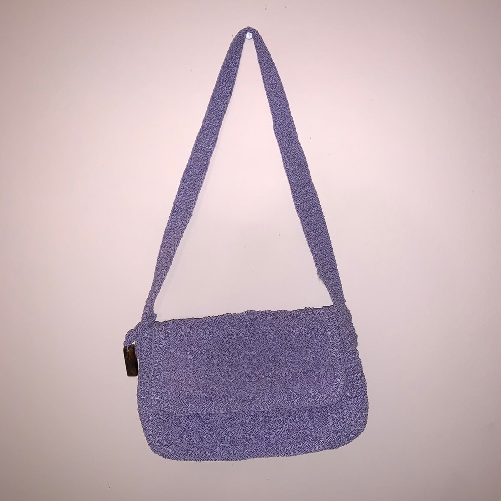Vintage purple shoulder bag